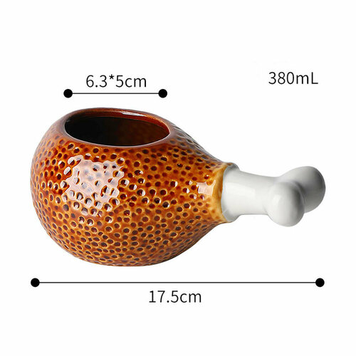 Коктейльный стакан кружка Тики в форме Акулы