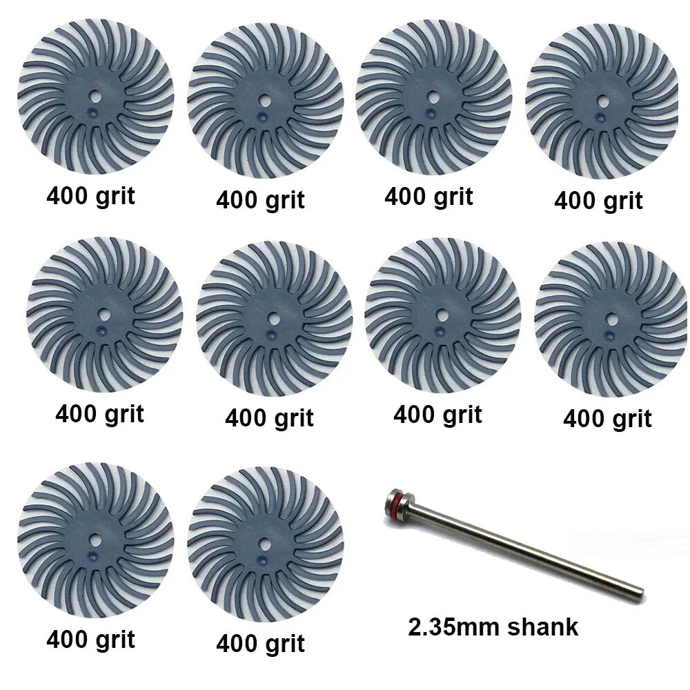 Абразивная щетка для Dremel 25 мм 10 шт. 400 grit kt