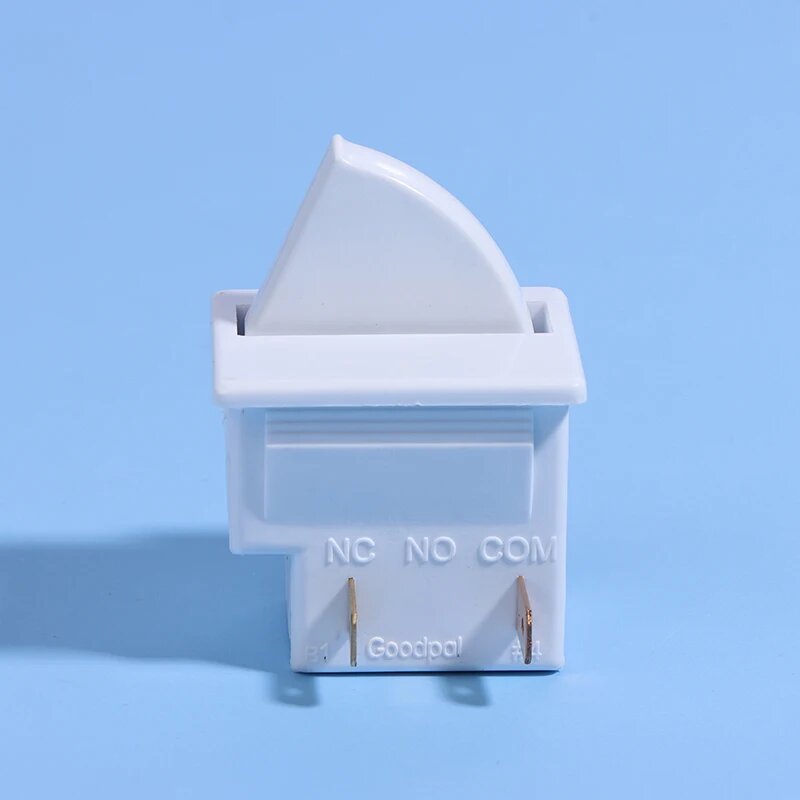 Картинки 1 шт. AC 5A 250 В, запасная часть холодильника, аксессуары для кухонного холодильника, универсальный 2-контактный выключатель света на дверь холодильника