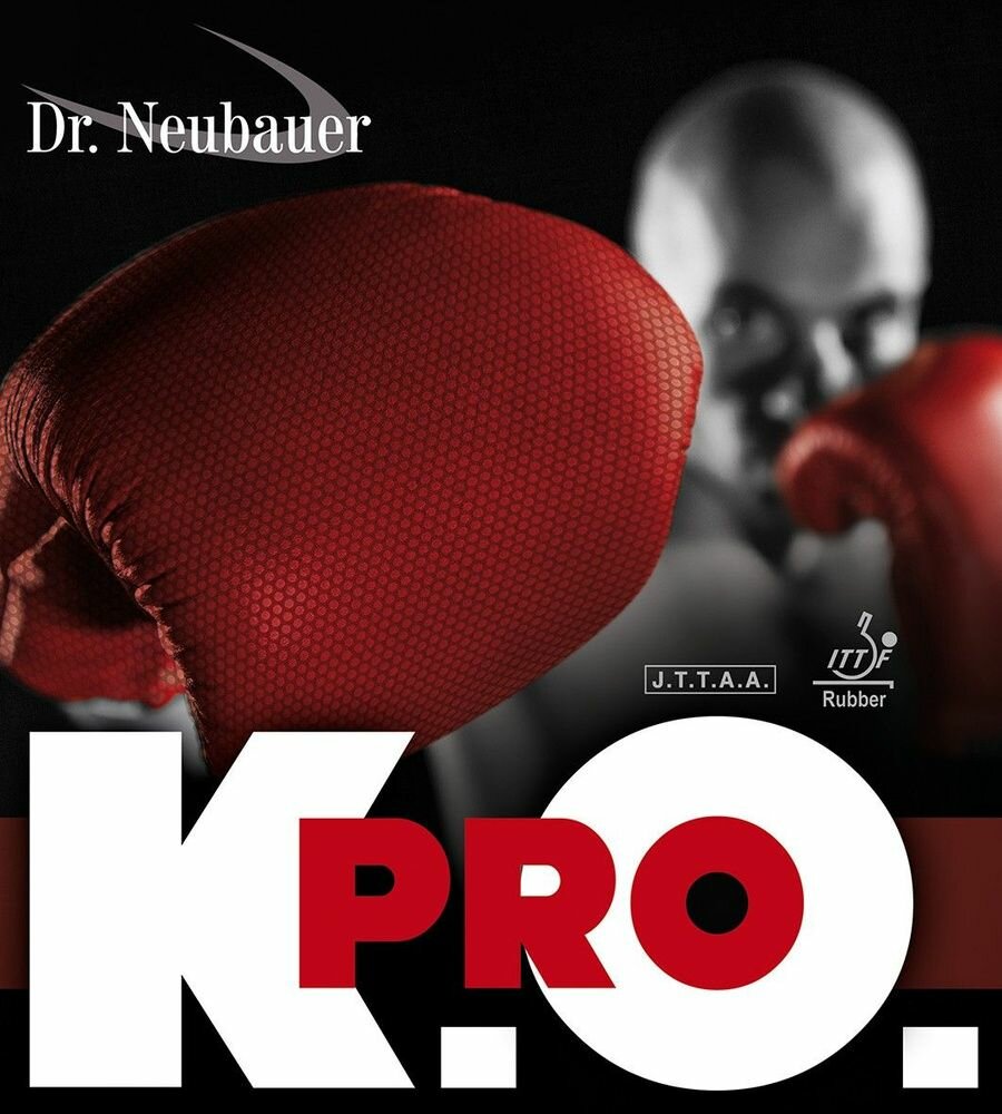 Накладка для ракетки Dr.Neubauer K.O. PRO, черная, 1.5