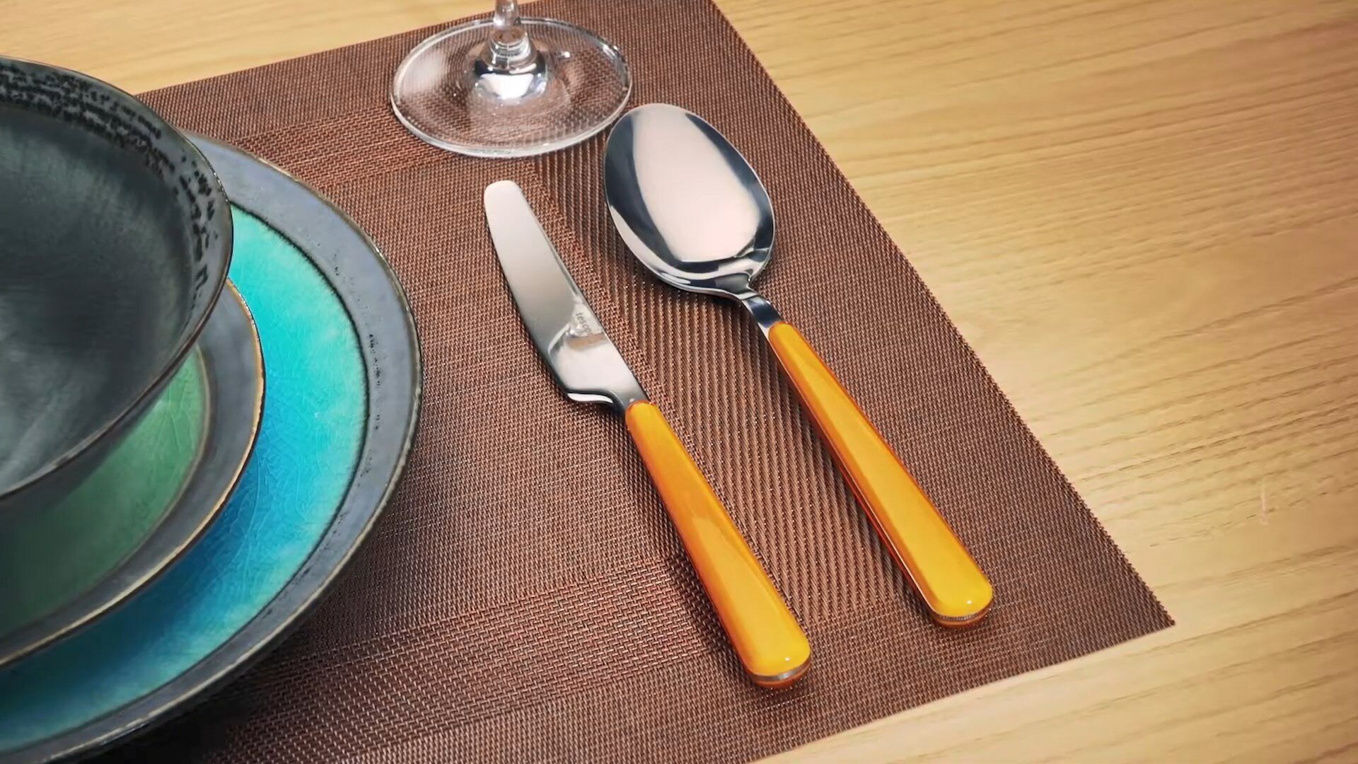 Столовый нож Tescoma FANCY HOME, оранжевый, нержавеющая сталь