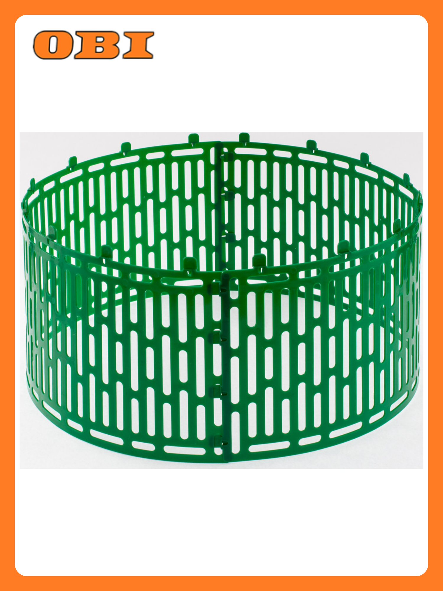 Защитно-декоративное ограждение для защиты деревьев и кустов, комплект 4 шт, зеленый// Palisad