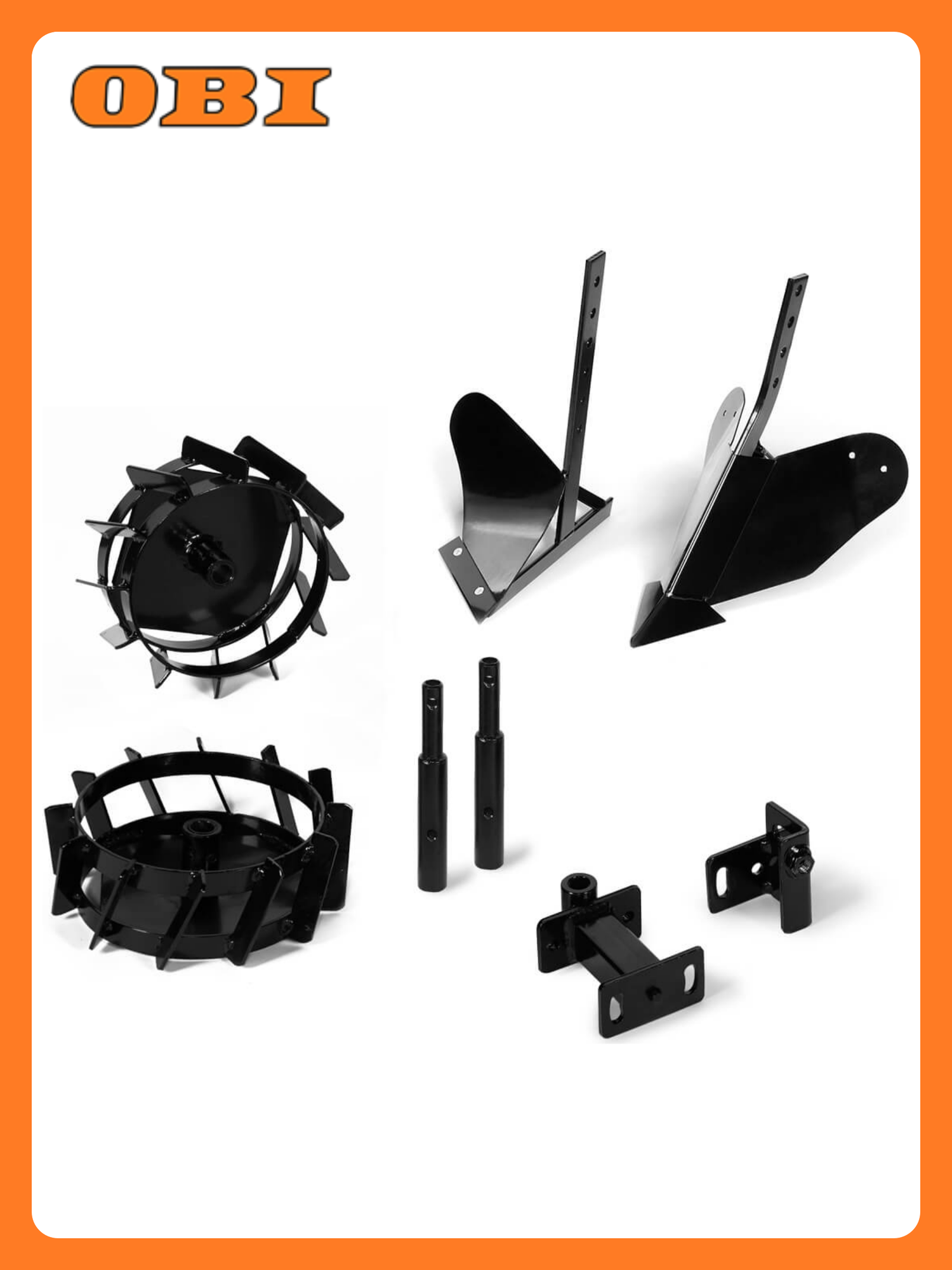 Комплект навесного оборудования Daewoo DATS 10 для культиваторов грунтозацепы плуги удлинители колес