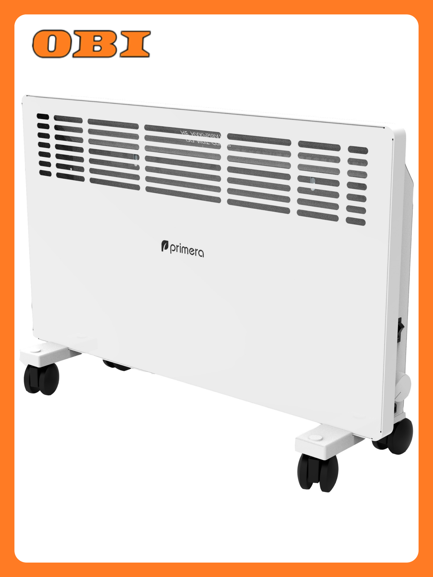 Конвектор электрический Primera PHP-1508-MXR монолитный нагревательный элемент белый