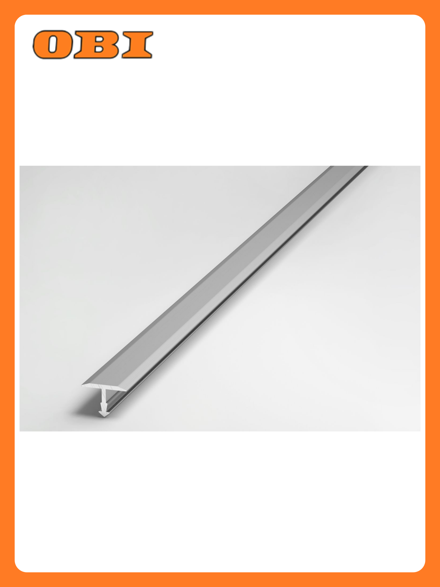 Профиль стыковочный 1Marka лука алюминий Т-образный 2700х13 мм матовый серебристый