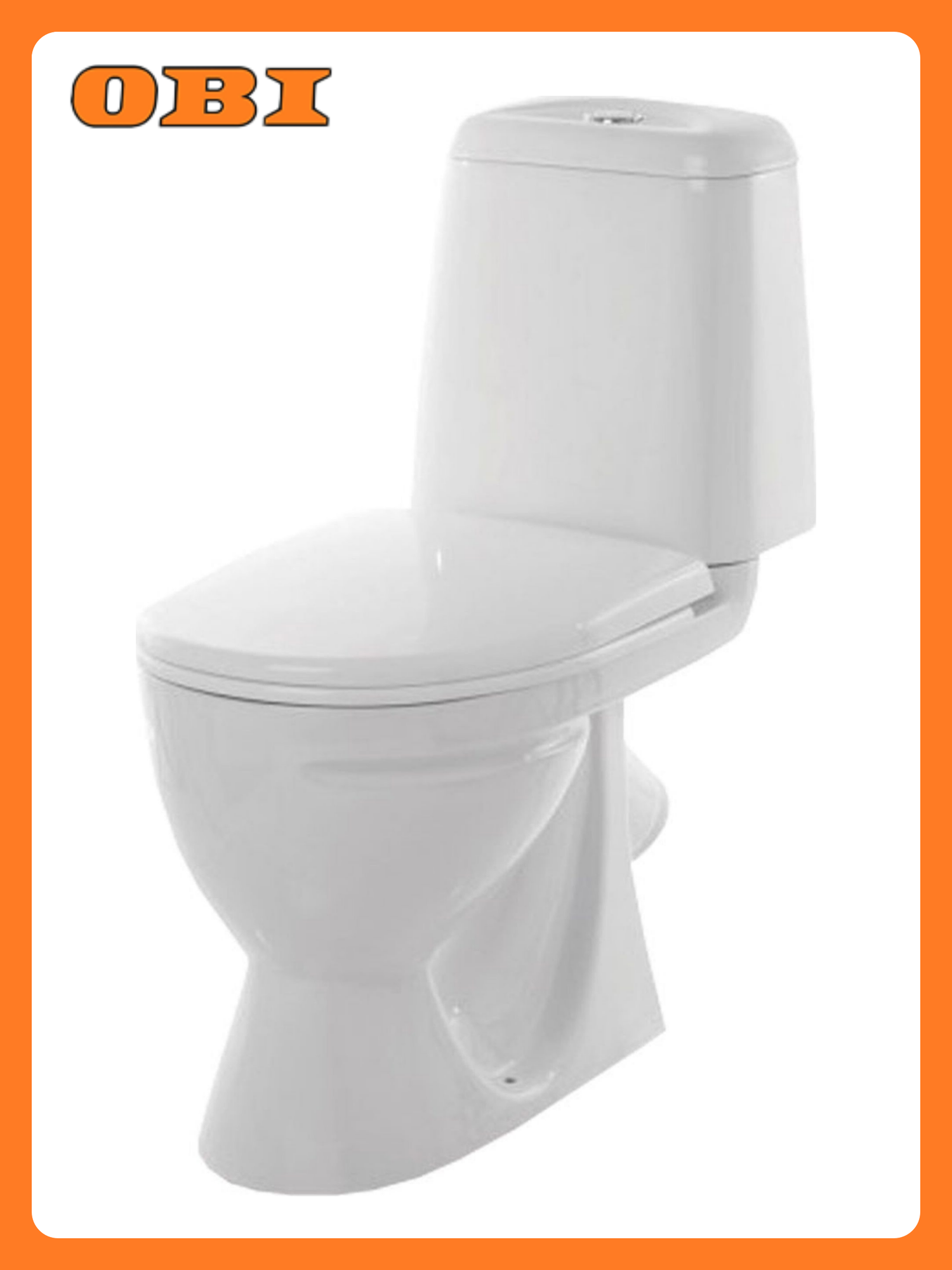 Напольный унитаз-компакт Sanita Идеал комфорт c системой антивсплеск