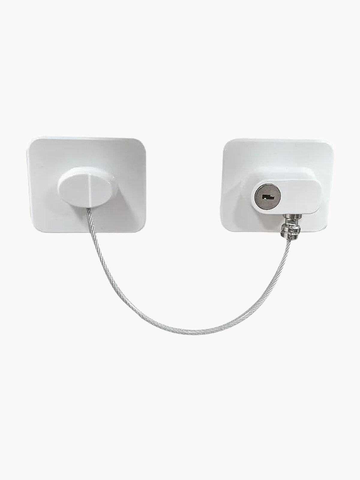 Ограничитель для окон от детей, животных с тросиком. Замок блокиратор окон, раздвижных дверей, шкафов-купе, холодильников, ящиков без сверления