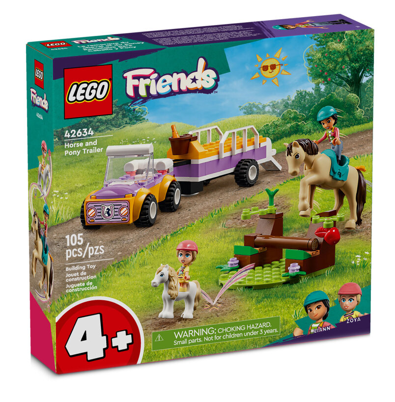 Конструктор LEGO Friends 42634 Трейлер для лошадей и пони