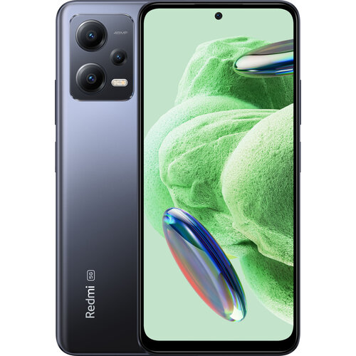 Смартфон Xiaomi Redmi Note 12 5G 8/256 ГБ Global, Dual nano SIM, матовый черный смартфон xiaomi 11t 8 256 гб 5g синий