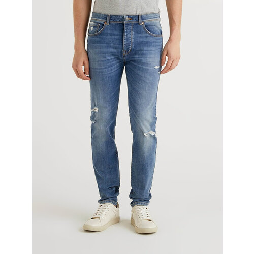 фото Джинсы united colors of benetton, размер 30, синий