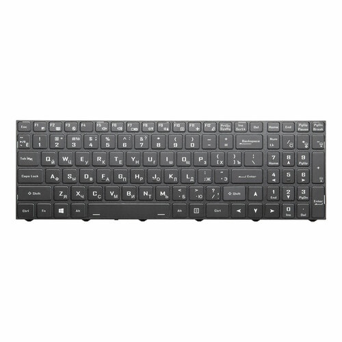 фото Клавиатура с rgb подсветкой для ноутбука ardor gaming neo n17 / thunderobot 911 plus / ardor gaming neo n15 / acer aspire 7 a715-59g / machenike s15 quazar / ardor gaming neo g17 - черная der-kit