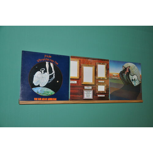 Полка для трех пластинок из от бренда LUMIWOOD