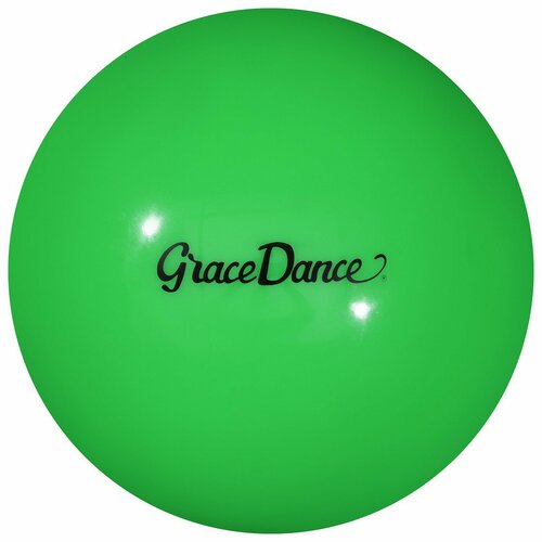 фото Мяч для художественной гимнастики grace dance, d=18,5 см, 400 г, цвет салатовый