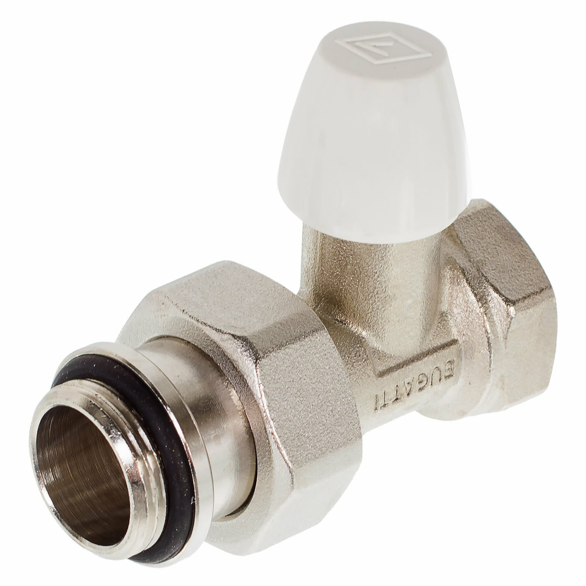 фото Клапан для радиатора запорный прямой Bugatti 3/4"