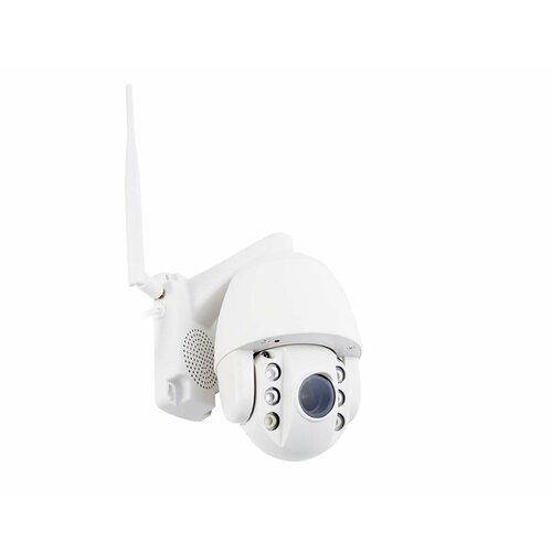 Уличная поворотная Wi-Fi IP камера - Link-8G SD09S(5X) (Q36834UL) (матрица SONY, запись на карту памяти, оповещение по движению) wi fi ip камера link 500z 8gh миниатюрная камера для дома матрица sony 5x zoom wi fi запись на sd