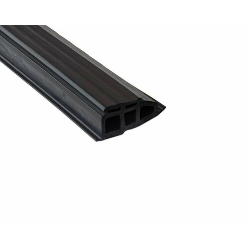 Уплотнитель средний штульпа, EPDM, черный, 30 м скрытый средний прижим 2 части 13 мм комплект рамная часть створочная часть