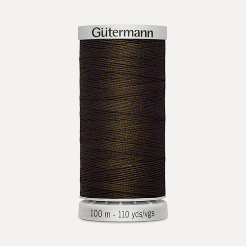Изображение товара Нитки швейные особо прочные Gutermann Extra Strong M 782 40, 100м, 100% полиэстер, 724033 (406 шоколад) 5 шт