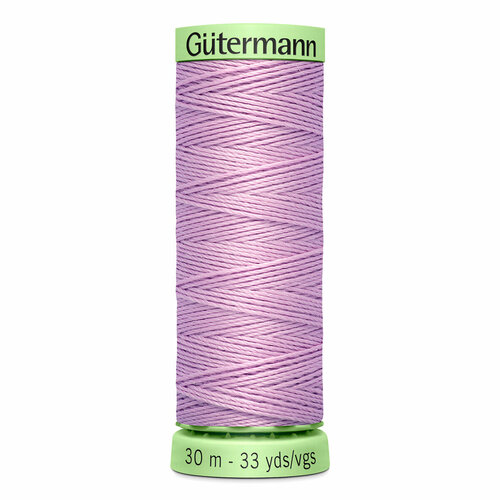 фото Нить top stitch 30/30 м для декоративной отстрочки, 100% полиэстер, gutermann 744506 (441 розовая лаванда), 5 шт