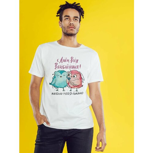 фото Футболка, размер 2xl, белый нет бренда