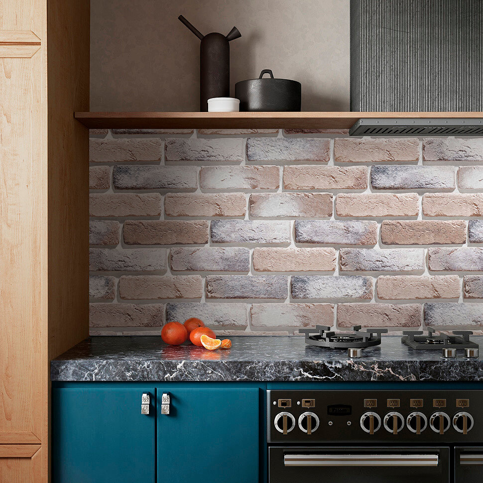 фото Фартук кухонный на стену панель 3000х600 мм / Панель стеновая "аликанте" термоперевод