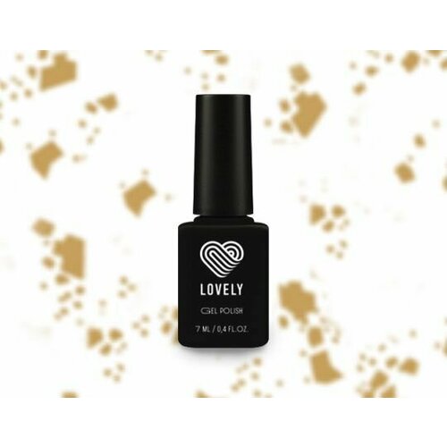 База цветная с золотой фольгой Lovely CB34, 7ml