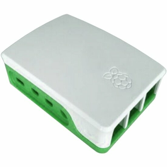 Корпус Acd White+Green ABS Case для Raspberry 4B