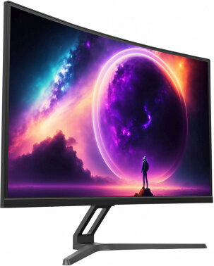фото Монитор Hiper 27" Gaming SB2704 черный VA LED 16:9 HDMI M/M матовая 300cd 178гр/178гр 2560x1440 165Hz FreeSync DP 2K 4.1кг