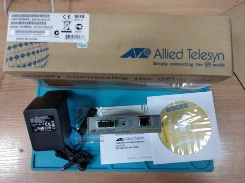 Медиаконвертер Allied Telesis AT-MC1004-20 1000T to 1000SX/SC Media Converter