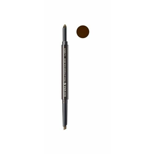 The Saem Карандаш для бровей Eco Soul Edge, №02 Deep Brown карандаш пудра для бровей the saem eco soul pencil