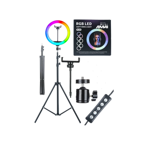 Светодиодная кольцевая лампа RGB 26 многоцветная селфи лампа лампа для ресниц 149000₽