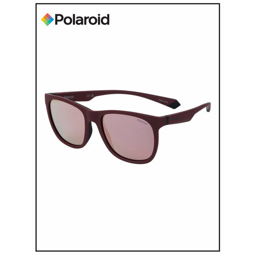 фото Солнцезащитные очки polaroid, бордовый