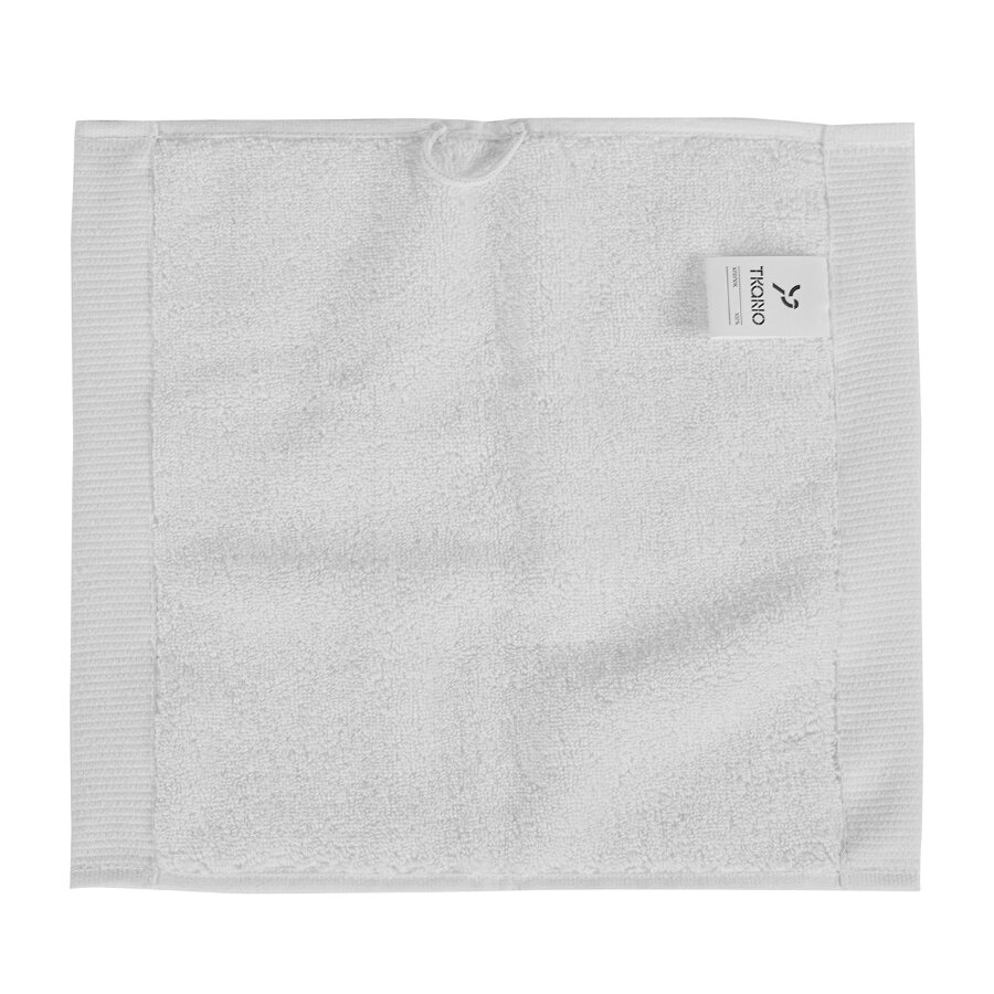 Полотенце для лица белого цвета из коллекции Essential, 30х30 см - фотография № 6