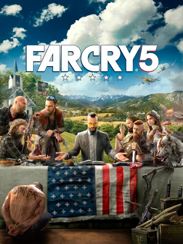 Плакат, постер на холсте Far Cry 5/Фар Край 5/игровые/игра/компьютерные герои персонажи. Размер 21 х 30 см