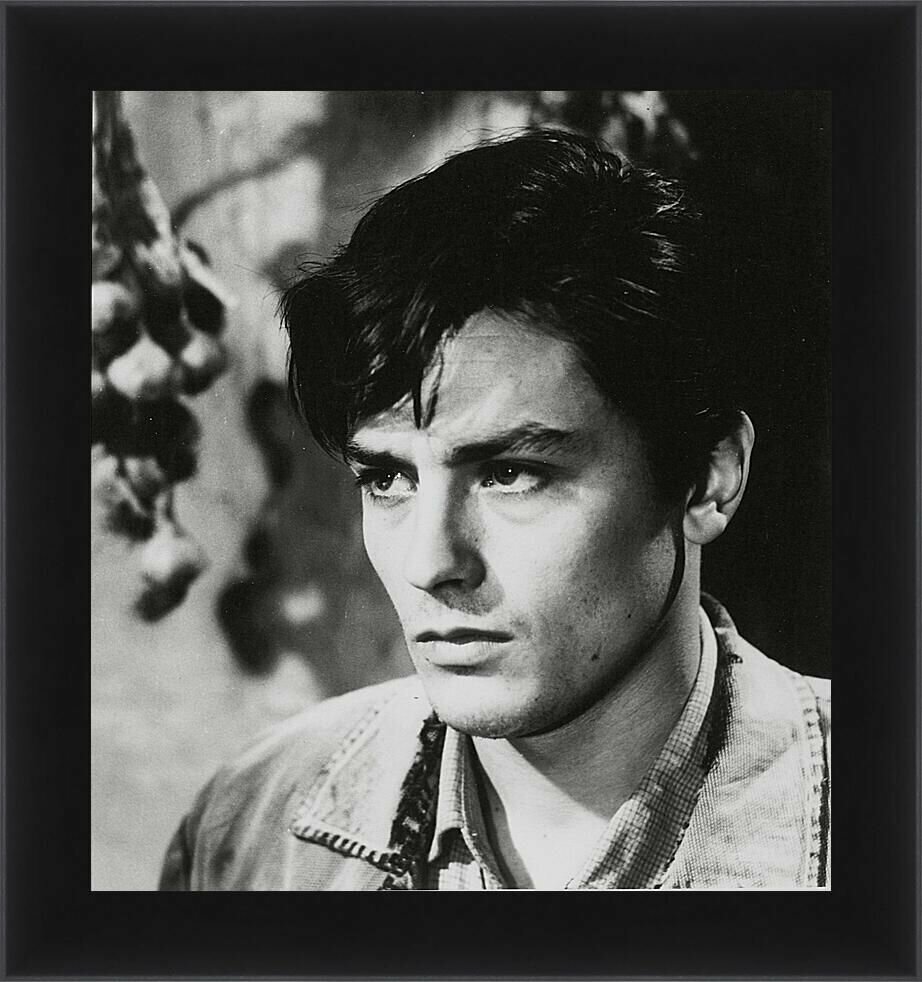 Плакат постер на бумаге Ален Делон. Alain Delon. Размер 30 х 42 см