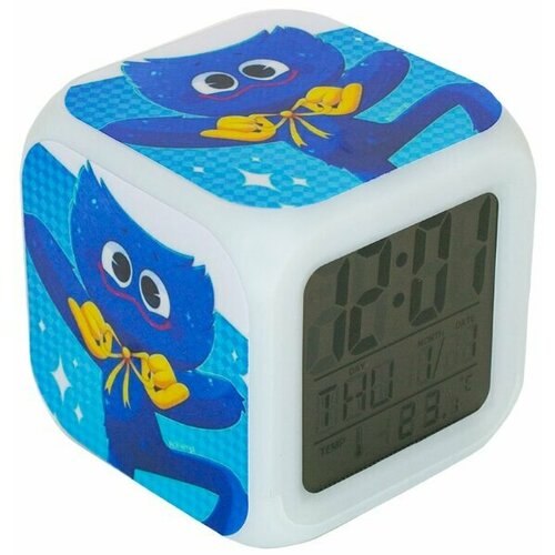 Часы-будильник Huggy Wuggy с подсветкой №12
