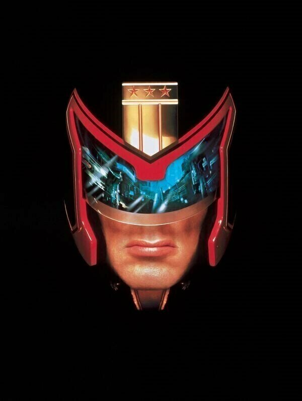 Плакат, постер на бумаге Судья Дредд (Judge Dredd), Дэнни Кэннон. Размер 21 х 30 см