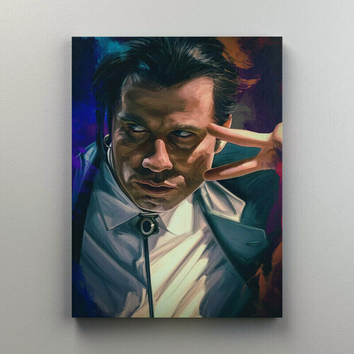 Изображение товара Интерьерная картина на холсте "Винсент из фильма Криминальное чтиво" размер 45x60 см
