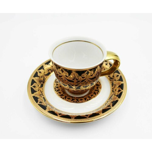 Кофейная пара 0,1л. Александрия, черная