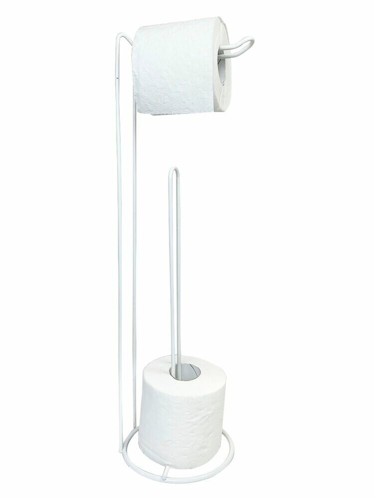 Держатель для туалетной бумаги с носиком белый