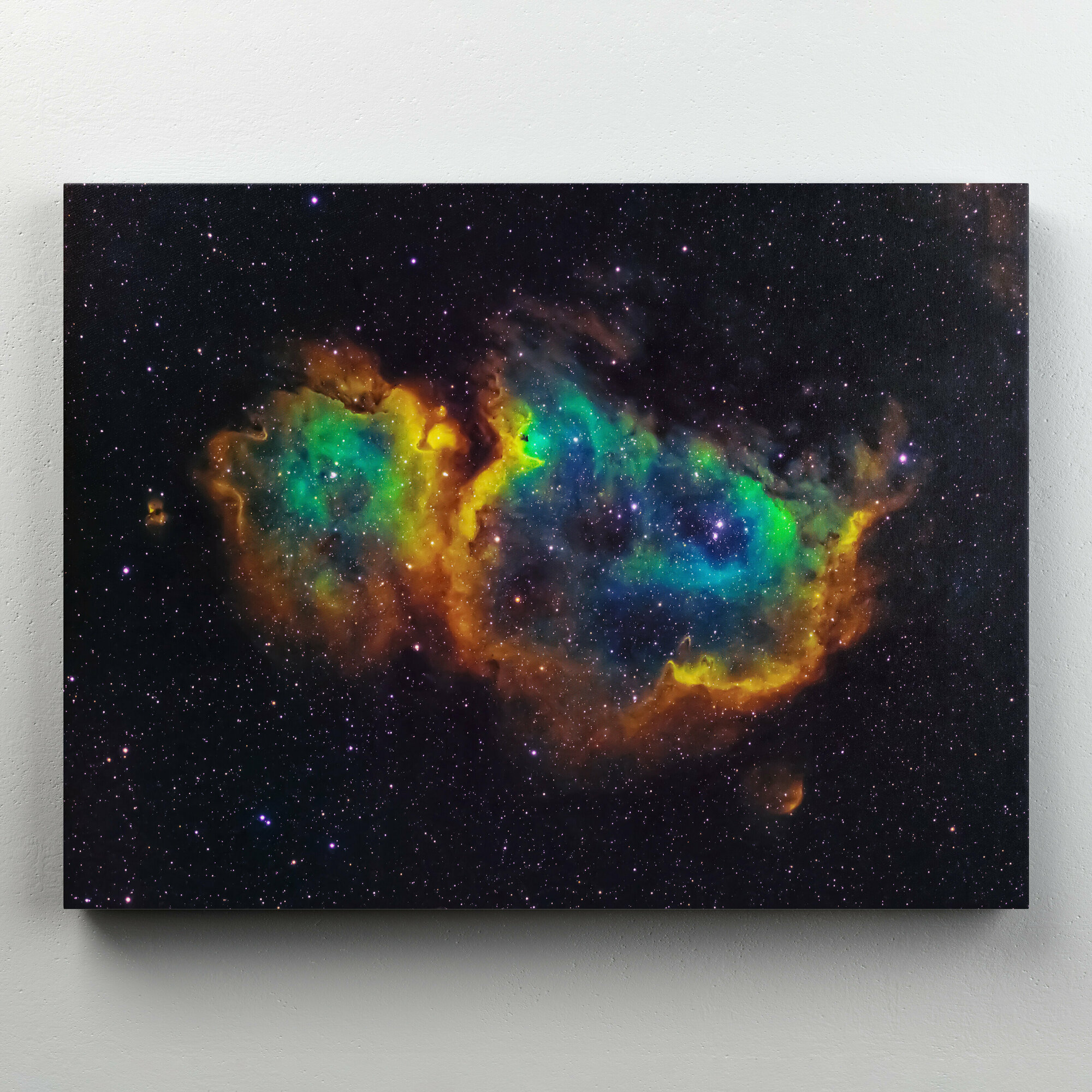 Интерьерная картина на холсте "Галактика" размер 30x22 см