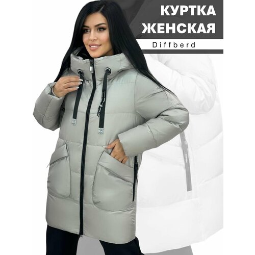 фото Куртка diffberd, размер 46, серый