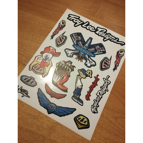 Наклейки TLD бренды Troy Lee Designs, mtb stickers