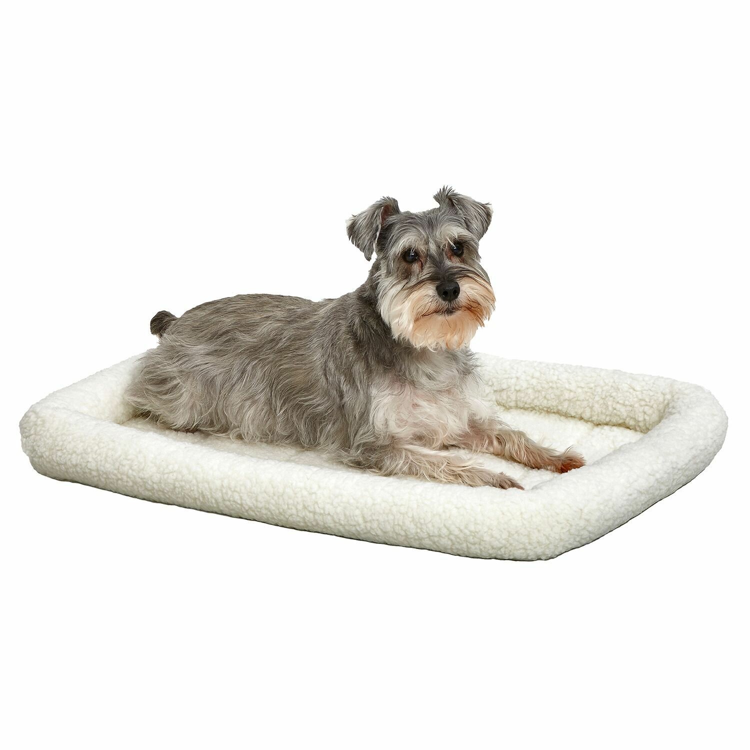 MidWest лежанка Pet Bed флисовая 58х45 см белая - фото №8