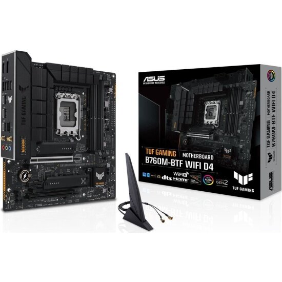 Материнская плата Asus TUF Gaming B760M-BTF WIFI D4 (LGA1700, mATX)