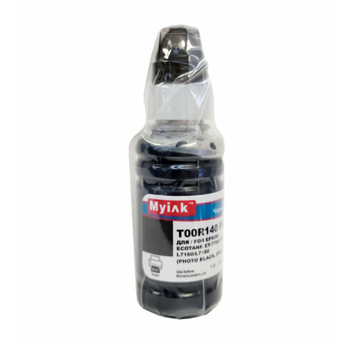 t9131 photo black 200 мл c13t913100 Чернила для EPSON EcoTank 106 (T00R140) ET-7700/7750/L7160/L7180 (70мл, photo black, Dye) MyInk