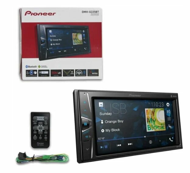 Автомагнитола Pioneer DMH-G225BT - фото №5