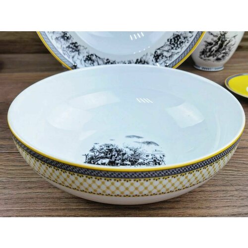 Салатник большой фарфоровый 26см Вилладж дополнение к коллекции Кантри 1 шт 2500₽