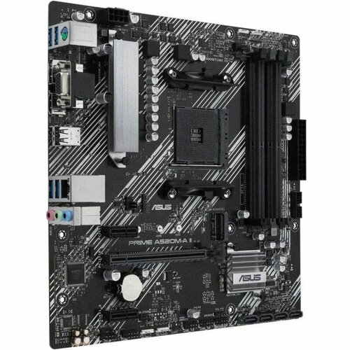 Материнская плата ASUS PRIME A520M-A II AM4 microATX 4xDDR4 VGA 1432900₽