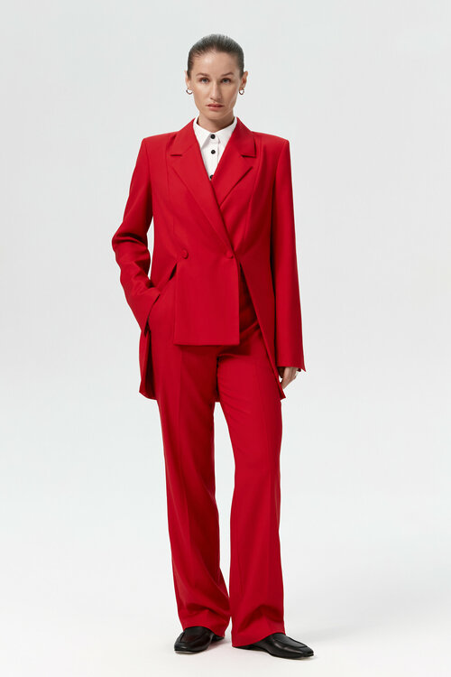 Пиджак FASHION REBELS, размер M, красный