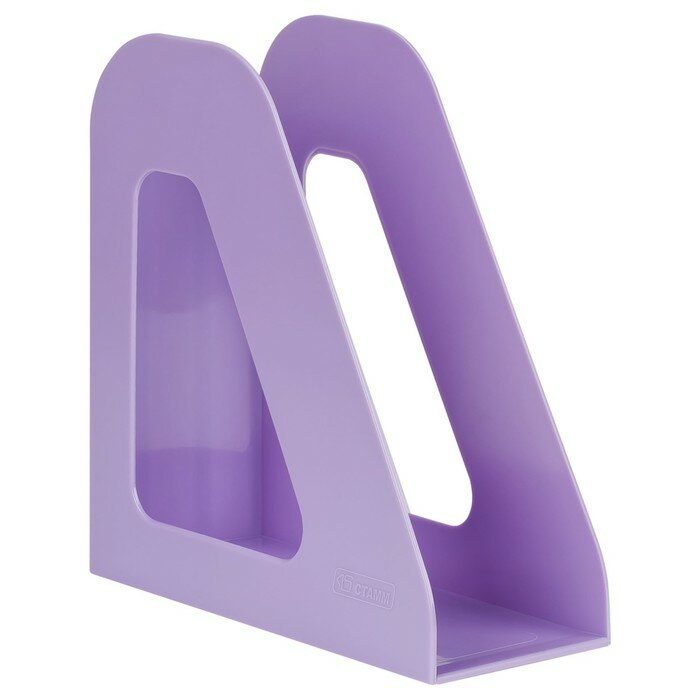 Стамм Лоток для бумаг вертикальный СТАММ "Фаворит", фиолетовый, ширина 90 мм